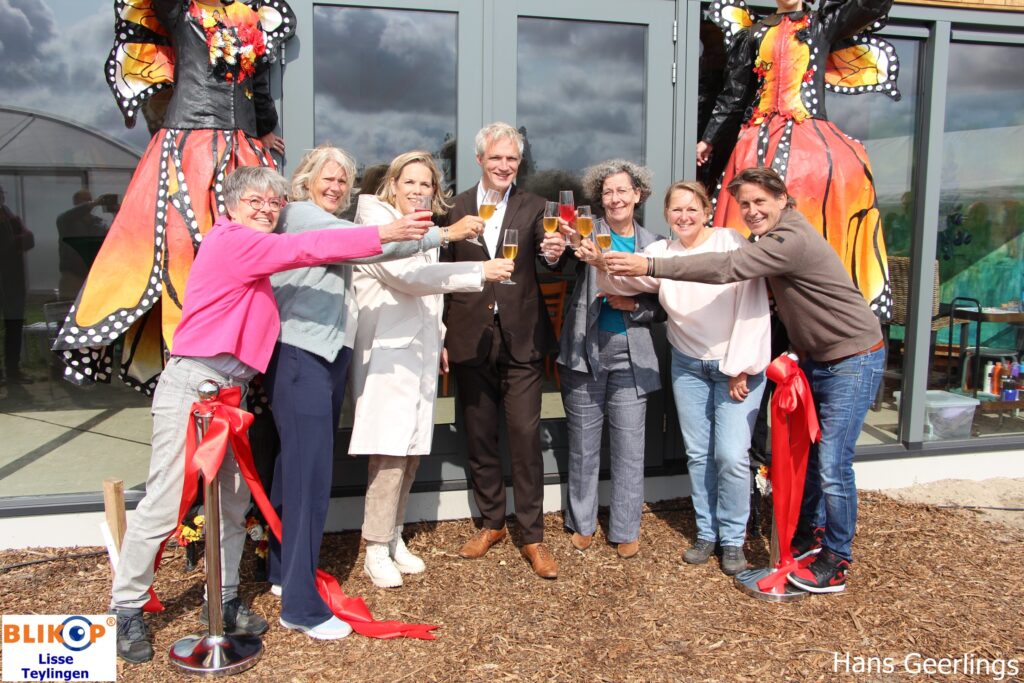Opening ecologische driehoek met veel vlindergefladder.
